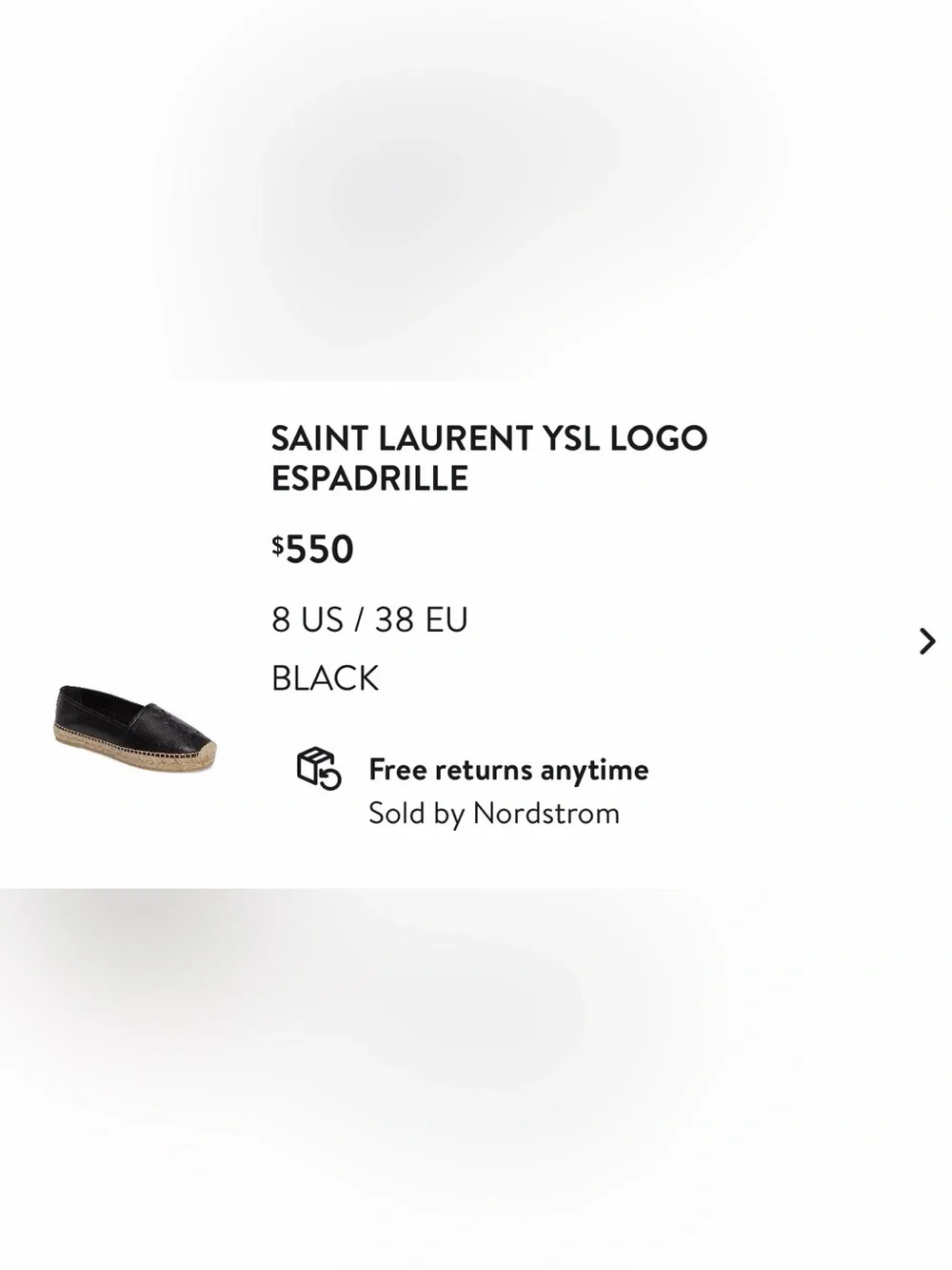 Saint Laurent YSL Logo Espadrilles
